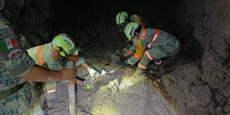 Recuperan cuerpo del cuarto minero tras derrumbe en Sinaloa