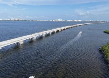 Puente Nichupté en Cancún: inauguración en abril con 97% de avance