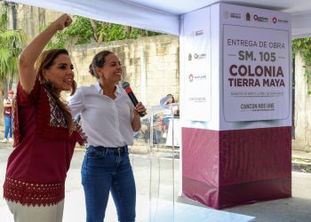 Transforman Ana Paty Peralta y Mara Lezama calles en Tierra Maya