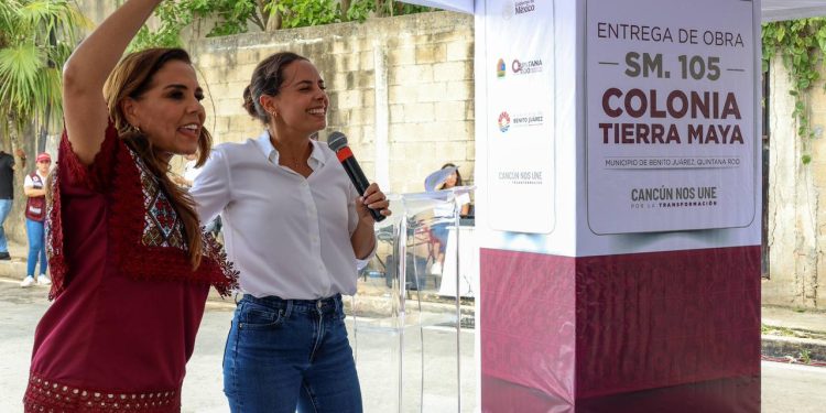 Transforman Ana Paty Peralta y Mara Lezama calles en Tierra Maya