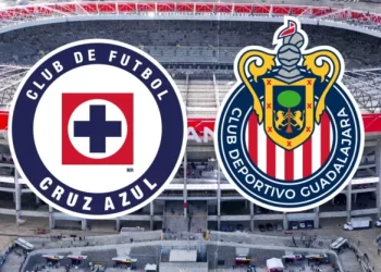 Jugadores de Chivas celebran gol ante Cruz Azul en semifinal del Clausura 2026