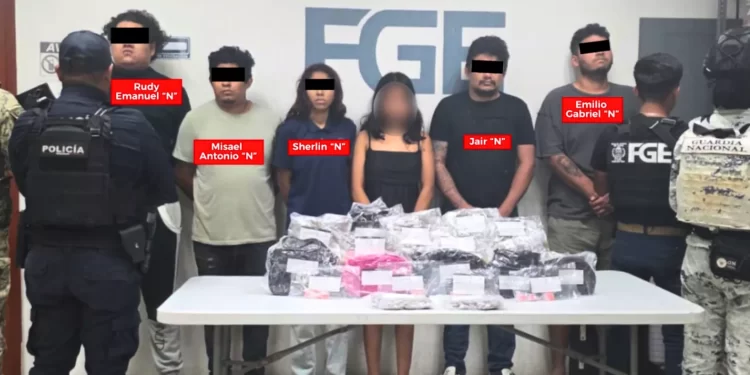 Procesan a cinco detenidos por narcomenudeo en Playa del Carmen