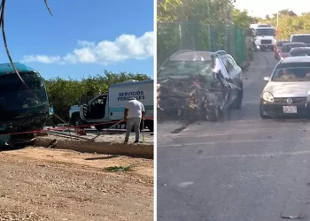 Fatal choque en carretera Punta Sam–Isla Blanca deja una mujer sin vida