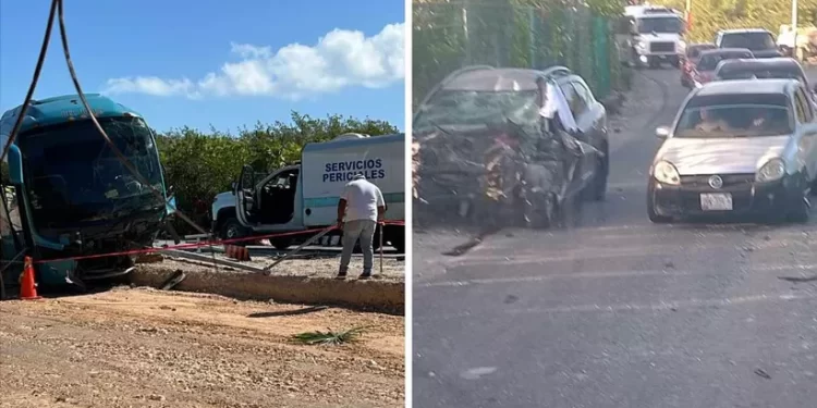 Fatal choque en carretera Punta Sam–Isla Blanca deja una mujer sin vida