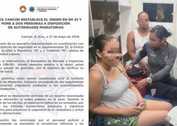 Cubanos quedan ante Migración tras disturbio en Cancún