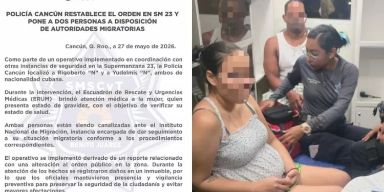 Cubanos quedan ante Migración tras disturbio en Cancún