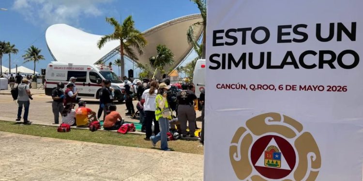 Quintana Roo logra cifra histórica en Simulacro Nacional 2026
