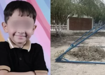 Niño muere tras romperse columpio en jardín de niños