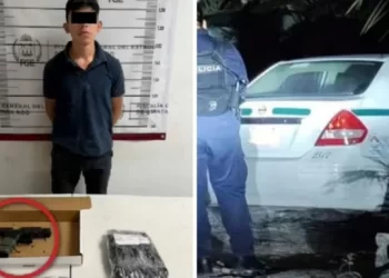Detienen a presunto implicado en homicidio dentro de taxi en Cancún