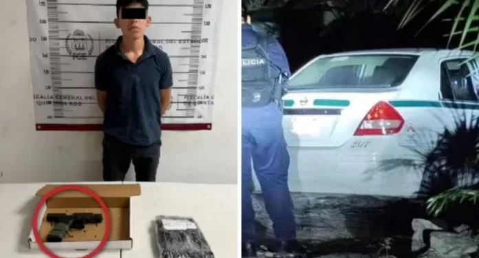 Detienen a presunto implicado en homicidio dentro de taxi en Cancún