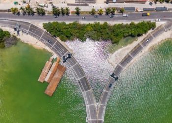 Aguakan continúa obras de reubicación en el Distribuidor Vial Kukulcán