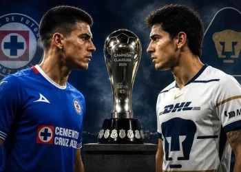 Jugadores de Cruz Azul previo a la final del Clausura 2026 en el Estadio Ciudad de los Deportes