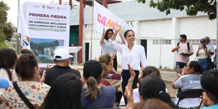Ana Paty Peralta impulsa la construcción de un gimnasio inclusivo en Cancún