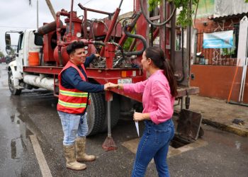 Supervisa Ana Paty Peralta trabajos preventivos por lluvias en Cancún