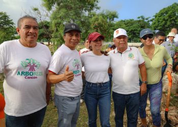 Ana Paty Peralta impulsa Arboriza para crear un Cancún más verde