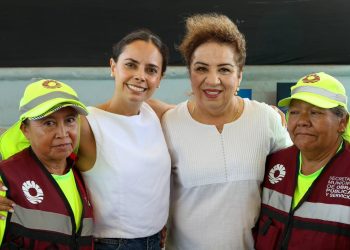 El trabajo de Servicios Públicos mantiene a Cancún limpio y ordenado: Ana Paty Peralta