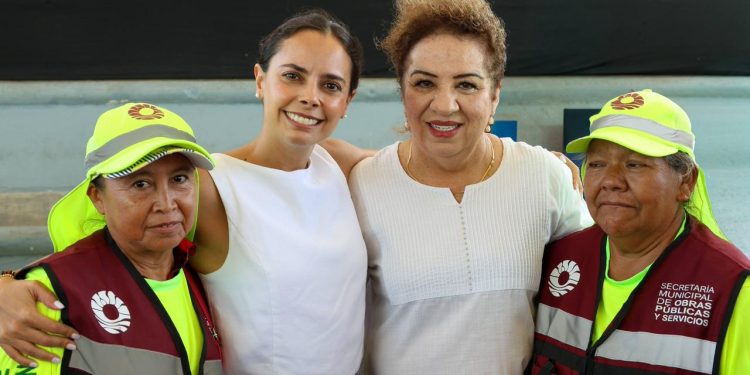 El trabajo de Servicios Públicos mantiene a Cancún limpio y ordenado: Ana Paty Peralta