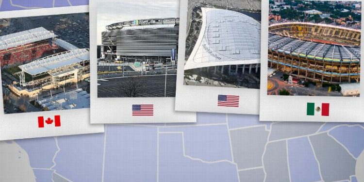 Transformación del Mercedes-Benz Stadium de Atlanta para el Mundial 2026 con césped natural instalado sobre el antiguo emparrillado de la NFL.