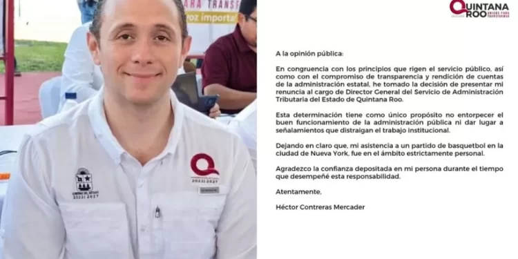 Renuncia titular del SATQ tras polémica en Nueva York