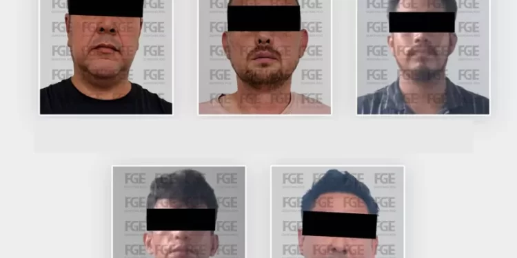 Vinculan a cinco hombres por presunto narcomenudeo en Benito Juárez