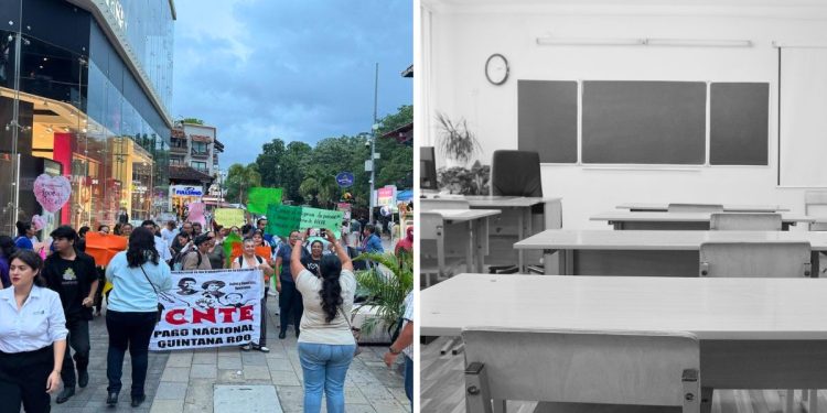 CNTE en Quintana Roo anuncia paro indefinido y movilizaciones