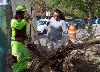 Ayuntamiento de BJ mejora espacios públicos en Cancún