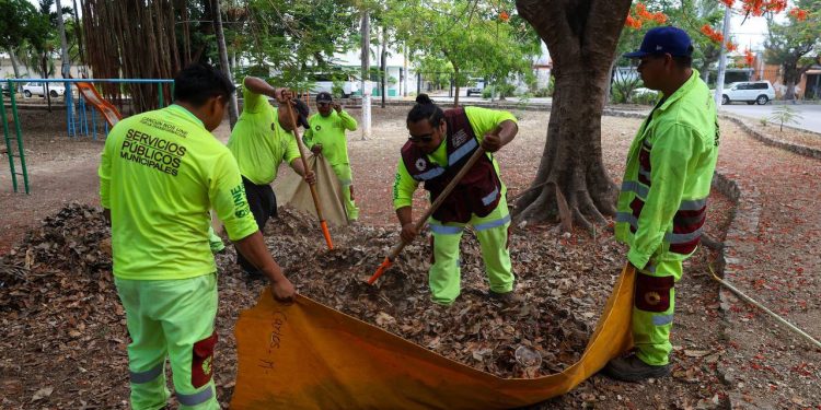 Impulsa Ayuntamiento espacios más limpios y seguros para las familias de Cancún