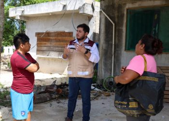 Avanza electrificación en colonia México para beneficio de 204 habitantes