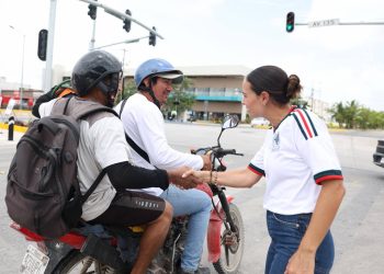Fortalece Ana Paty Peralta la movilidad urbana con nueva red de semáforos en Cancún