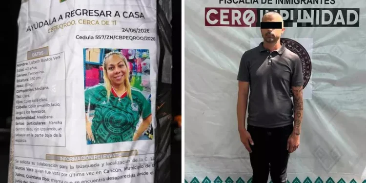 Capturan en Chiapas a cubano señalado por el feminicidio de Lizbeth Bustos en Cancún
