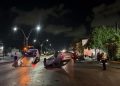 Fuerte volcadura en la López Portillo deja un herido y un conductor prófugo