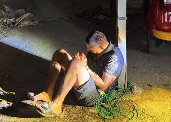Vecinos de Villas Otoch Paraíso someten a presunto ladrón en Cancún