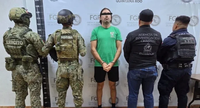 Capturan en Quintana Roo a canadiense buscado por la INTERPOL