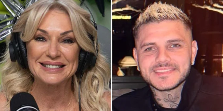 Mauro Icardi y Yanina Latorre en un cruce en redes sociales