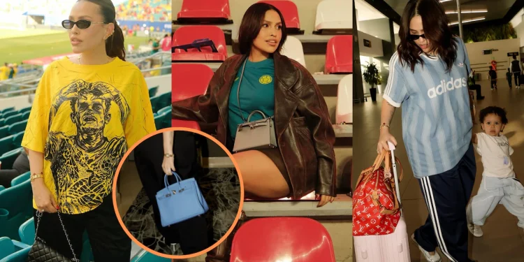 Gera Ponce y sus bolsos de lujo en el Mundial 2026