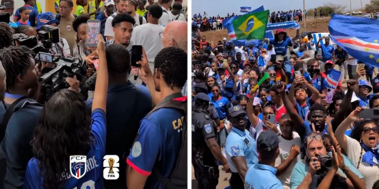 La histórica llegada de Cabo Verde tras su participación en el Mundial