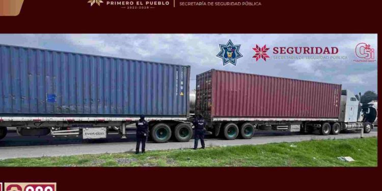 Frustran robo de 64 toneladas de vino en Hidalgo tras operativo policial
