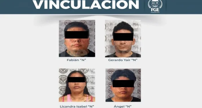 Vinculan a tres hombres y una mujer por secuestrar a tres personas en Cancún
