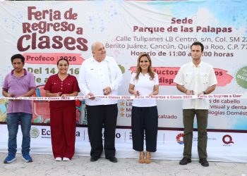 Inauguran “Feria de Regreso a Clases 2026” en Parque de las Palapas