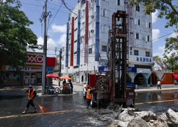 Ayuntamiento de BJ sostiene mantenimiento de pozos de absorción para prevenir encharcamientos