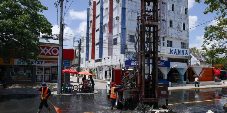 Ayuntamiento de BJ sostiene mantenimiento de pozos de absorción para prevenir encharcamientos