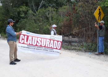 Gobierno de BJ clausura desarrollo irregular “Mayorales”
