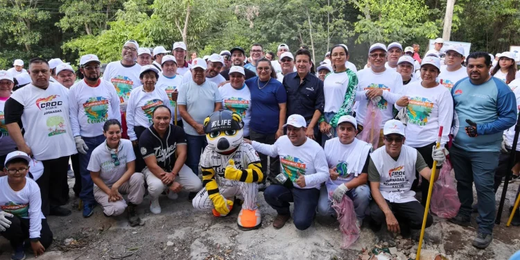 Atiende Ayuntamiento de BJ cenotes urbanos con limpieza permanente