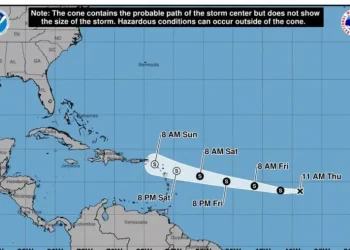 Se forma la tormenta tropical Dolly en el Atlántico