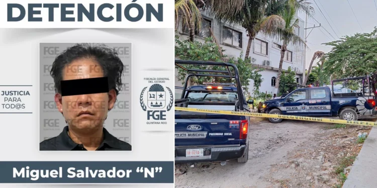 Detienen a presunto feminicida de menor de 15 años en Cancún