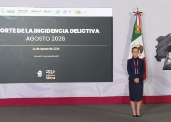 Robo con violencia y secuestro extorsivo, los delitos que más bajaron en julio según Sheinbaum