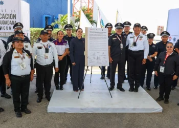 Ana Paty Peralta destaca nueva estrategia policial en Cancún
