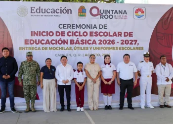 Participa Ayuntamiento de BJ en inicio de ciclo escolar 2026-2027