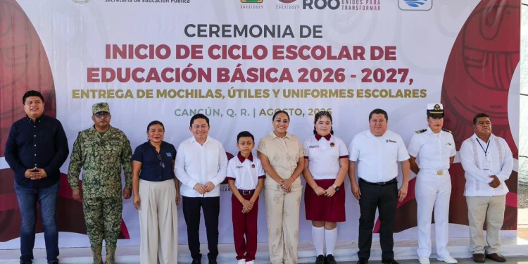 Participa Ayuntamiento de BJ en inicio de ciclo escolar 2026-2027