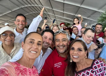 Renán Sánchez respalda a Sheinbaum y Mara Lezama en Cancún